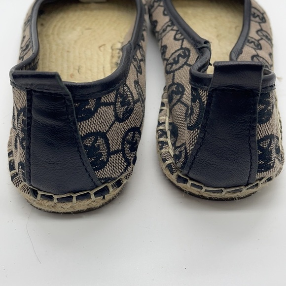 MICHAEL Kors Meg Logo Pattern Espadrille Ballet Flats Shoes Size 8.5 9 - Picture 7 of 10